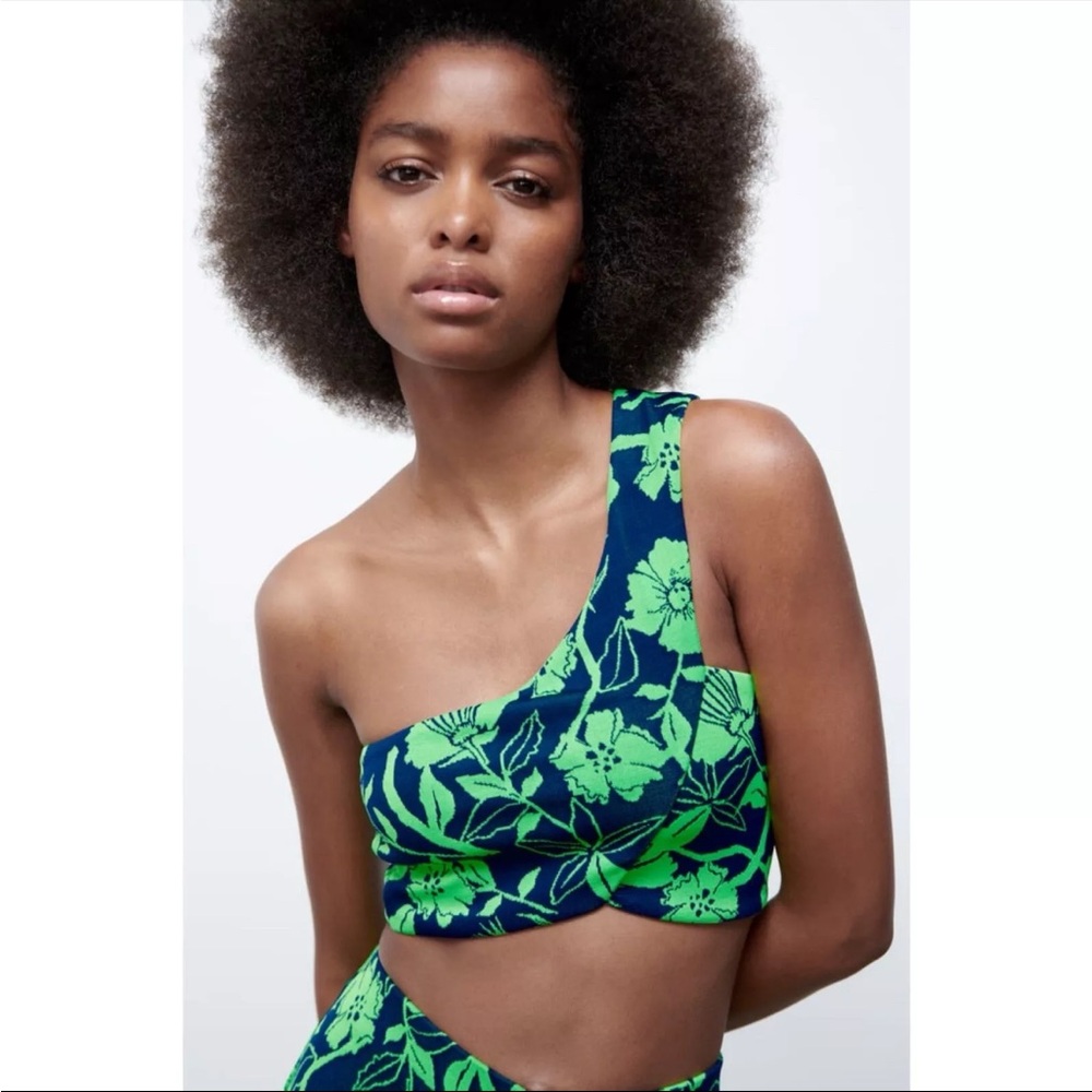 Zara Jacquard Top